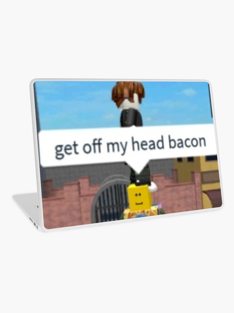 gef off my head bacon Laptop Skin for Sale by EliasBNSA