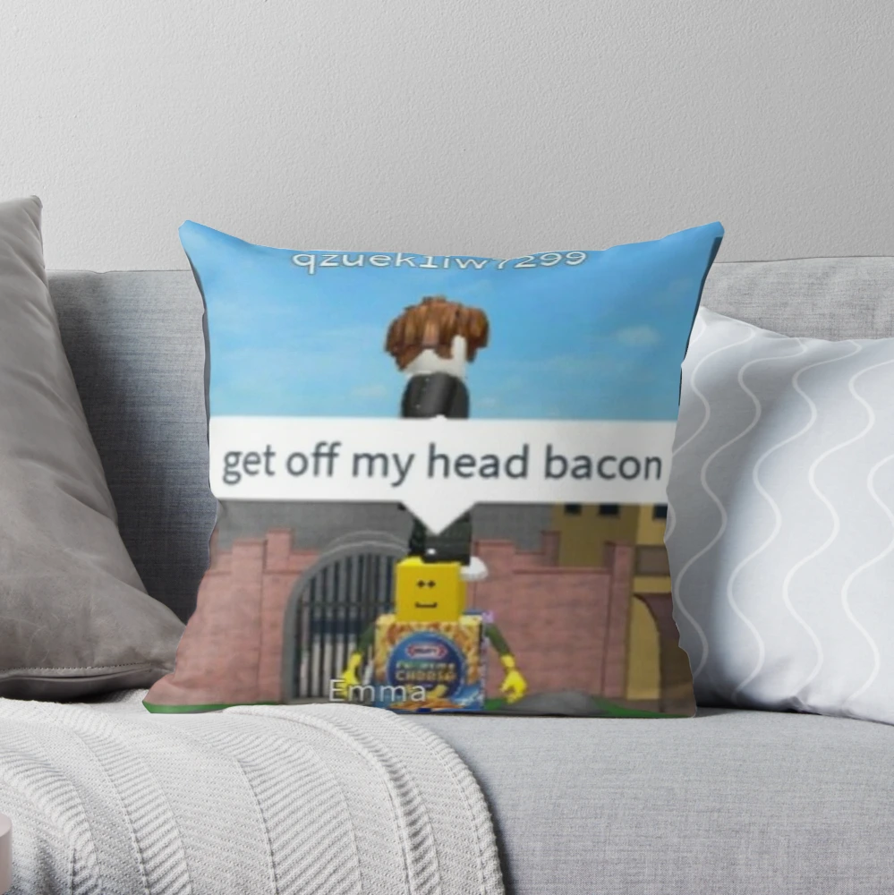 OOF Head Roblox Throw Pillow by Vacy Poligree - Pixels