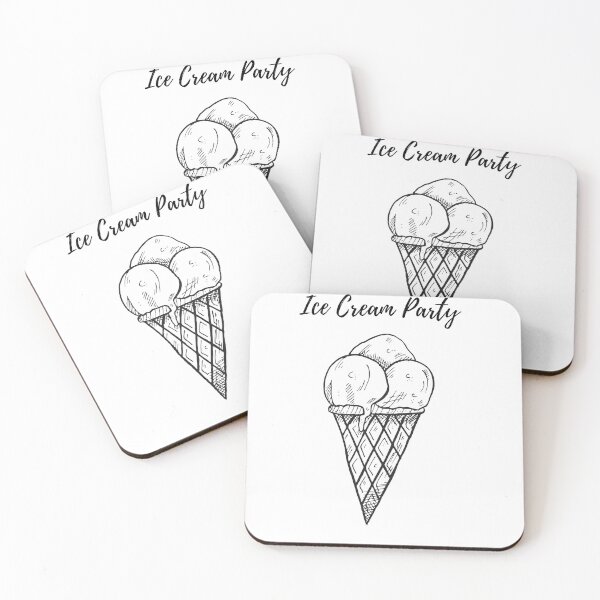 Aperçu de l'œuvre Ice cream Party créée et vendue par RudeCotton.