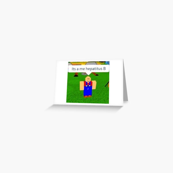 Roblox Meme Greeting Cards for Sale