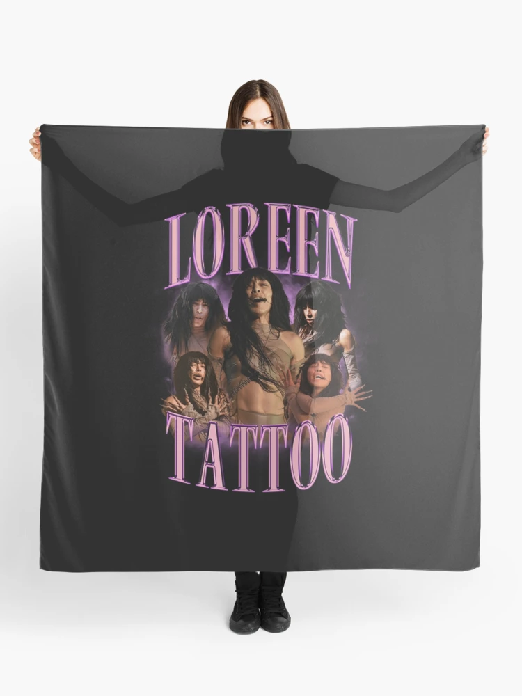 Loreen Tattoo Eurovision Song Contest Sweden 2023 Melodifestivalen Melfest  Scarf by pappagayo