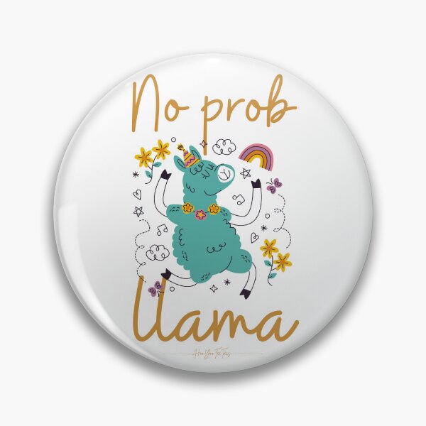 Item preview, No prob llama designed and sold by HooYooTeeTees.