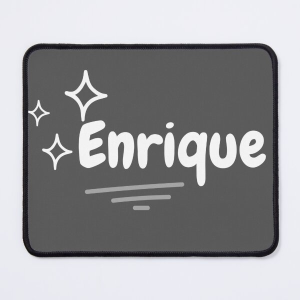 Item preview, Enrique - Singer & Music Composer Follower Gray (White Letters) designed and sold by 743Designs.