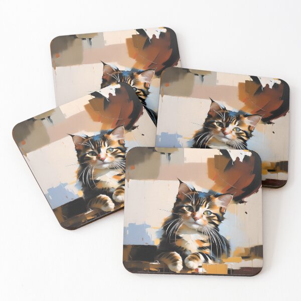 Item preview, Graceful and Sleek: A Painting of My Feline Beauty designed and sold by KH-GardenEden.