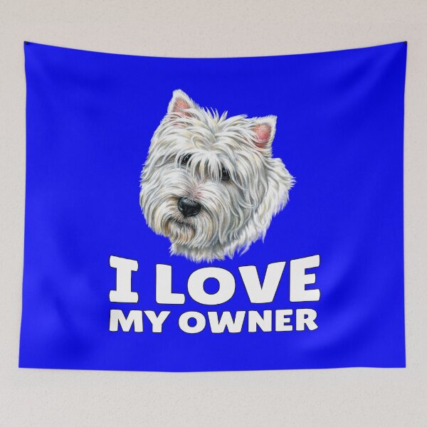 Item preview, Westie Dog Owner Gifts Love My Owner designed and sold by fantasticdesign.