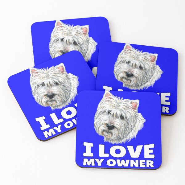 Item preview, Westie Dog Owner Gifts Love My Owner designed and sold by fantasticdesign.