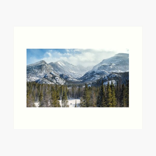 A Long journey - Rocky Mountain National Park Art Print