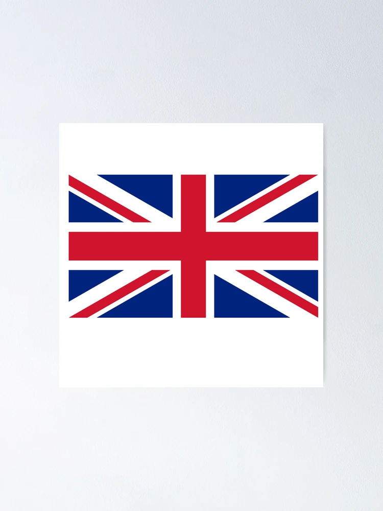 Großbritannien Union Jack-Flaggen Auf Zeichenfolgen Stockfotografie