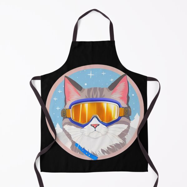 Item preview, Funny Cat Cool Skiing Helmet! designed and sold by Giulivo Store Graphic.