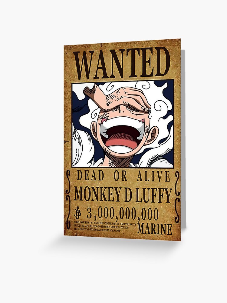 Carte de vœux for Sale avec l'œuvre « voulait luffy One Piece » de
