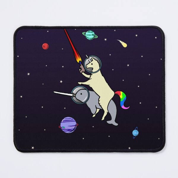 Item preview, Llamacorn Riding Narwhal In Space designed and sold by jezkemp.