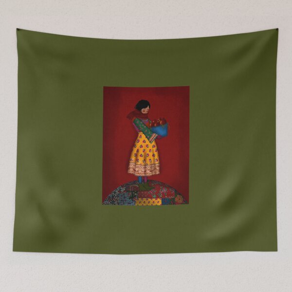 Item preview, Girl with pomegranates designed and sold by ElifsArt.