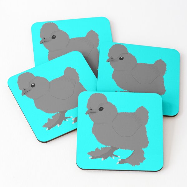 Item preview, Blue Silkie Chick designed and sold by WoolyNeedle.