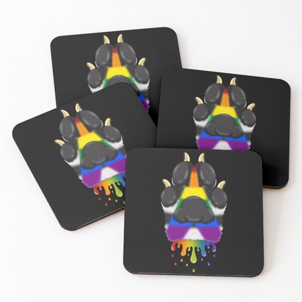 Item preview, LGBTQ+ Ally Paw designed and sold by LukaCreatureArt.