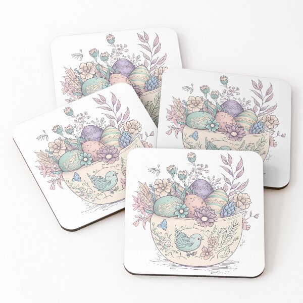 Item preview, Pottery Easter French Pastel Color designed and sold by Teequeque.