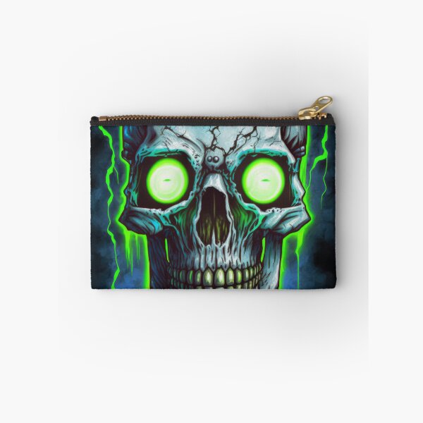 Item preview, Green Glowing Terminator Inspired Cyborg Skull designed and sold by ArtificialEye.