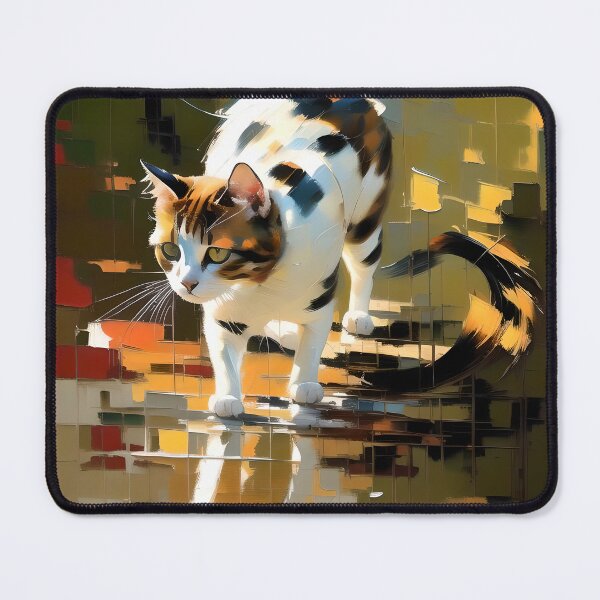 Item preview, Feline Curiosity: A Painting of My Inquisitive Cat designed and sold by KH-GardenEden.