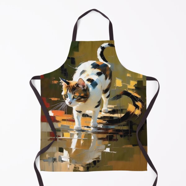 Item preview, Feline Curiosity: A Painting of My Inquisitive Cat designed and sold by KH-GardenEden.
