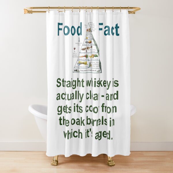 Item preview, Straight Whiskey Is Actually Clear - Food Fact designed and sold by CrankyOldDude.