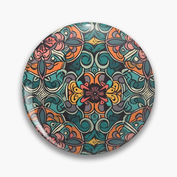 Item preview, kaleidoscope pattern designed and sold by Trompellot-cute.
