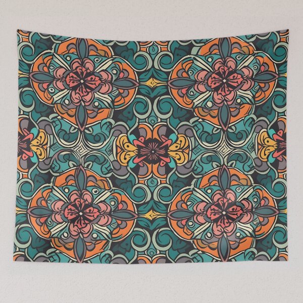 Item preview, kaleidoscope pattern designed and sold by Trompellot-cute.