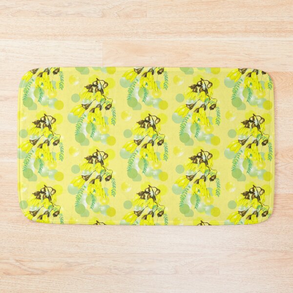 Item preview, kowhai and bubbles of green and gold designed and sold by carole hirst.