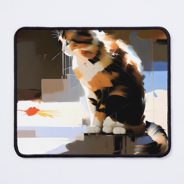 Item preview, "Whiskers and Whimsy: A charming kitty oil painting" designed and sold by KH-GardenEden.