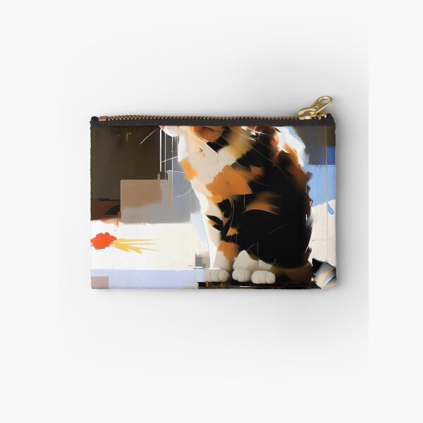 Item preview, "Whiskers and Whimsy: A charming kitty oil painting" designed and sold by KH-GardenEden.