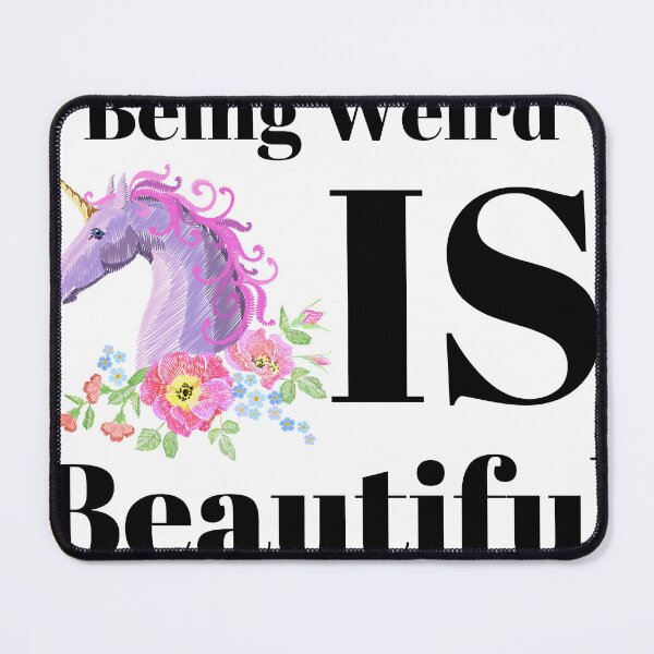 Item preview, Copy of being weird is beautiful purple unicorn print fantasy kids princess  fairy tale  designed and sold by aquinavortex.