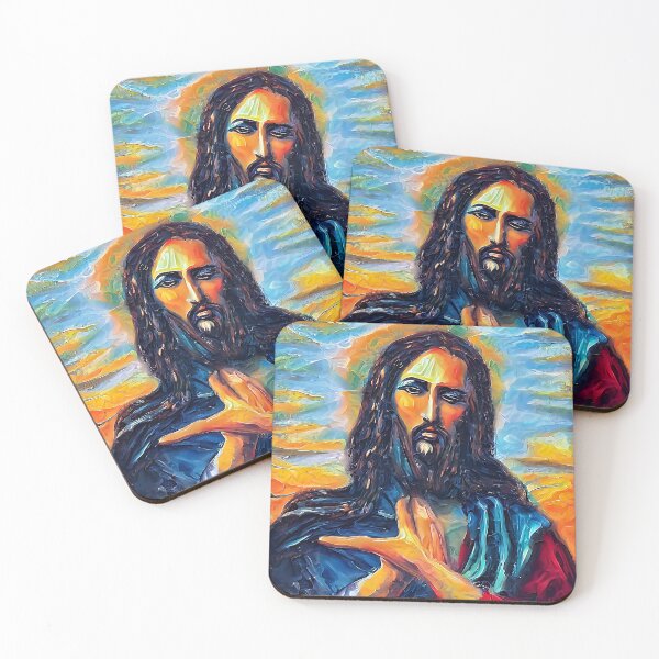 Item preview, MONA-LIZUS X JESUS PORTRAIT designed and sold by ART-ISM-.