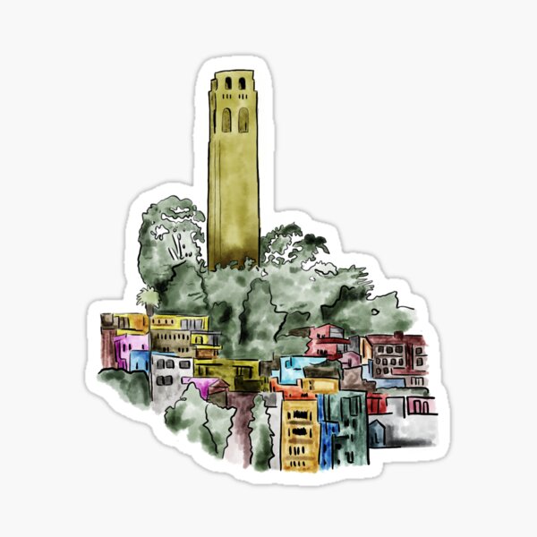 Item preview, Coit Tower designed and sold by megnance27.