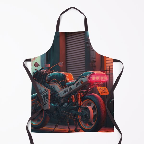 Item preview, Cool Motorcycle Parked In Tokyo Under The Night Lights Alleyway Of Japan designed and sold by ultra-cool.