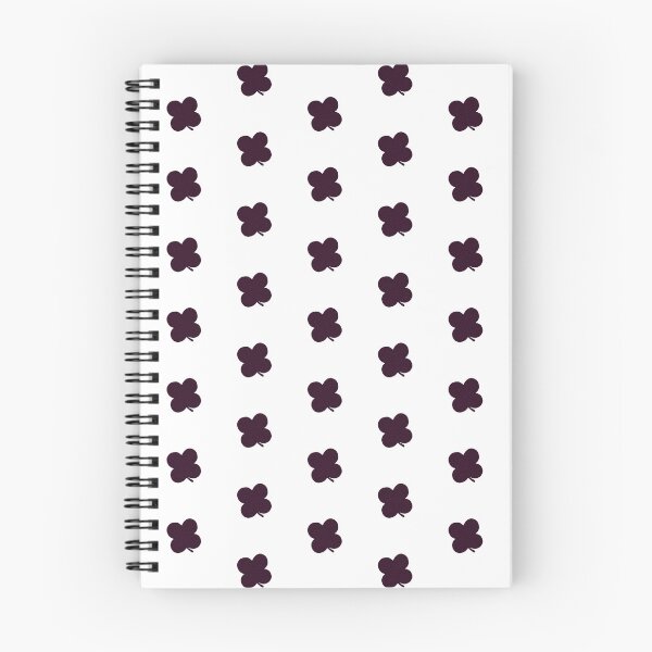 Item preview, Abstract Violet Red Small Floral on White Lucky Four Leaf Clover Irish Luck designed and sold by kattakitty.