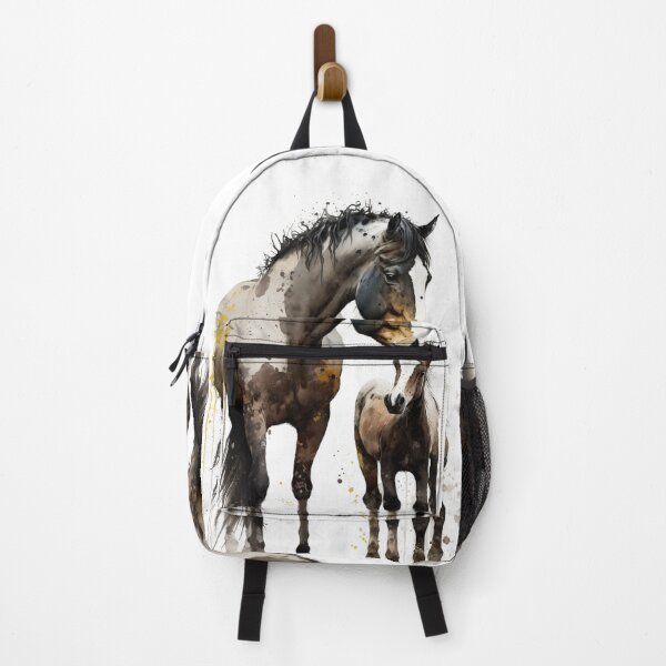 Item preview, Horse Mother & Baby - Banksy Style - 20% Donated to Tusk designed and sold by FourPawsPrints.