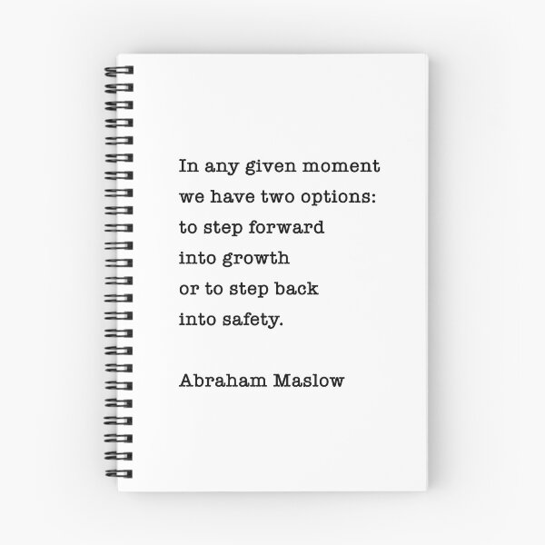 Item preview, In Any Given Moment Abraham Maslow Inspirational Quote designed and sold by corbrand.