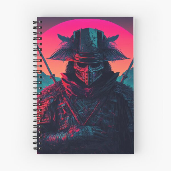 Item preview, Evil Wandering Synthwave Samurai, Retro Glitch Art designed and sold by ArtificialEye.