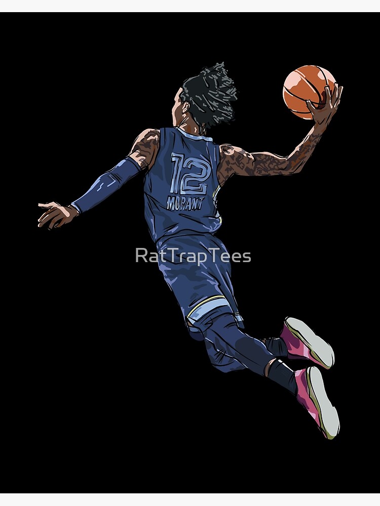 Ja Morant All-Star Dunk Poster for Sale by RatTrapTees