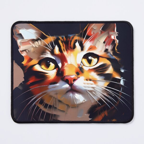 Item preview, Beauty: A peaceful kitty oil painting designed and sold by KH-GardenEden.