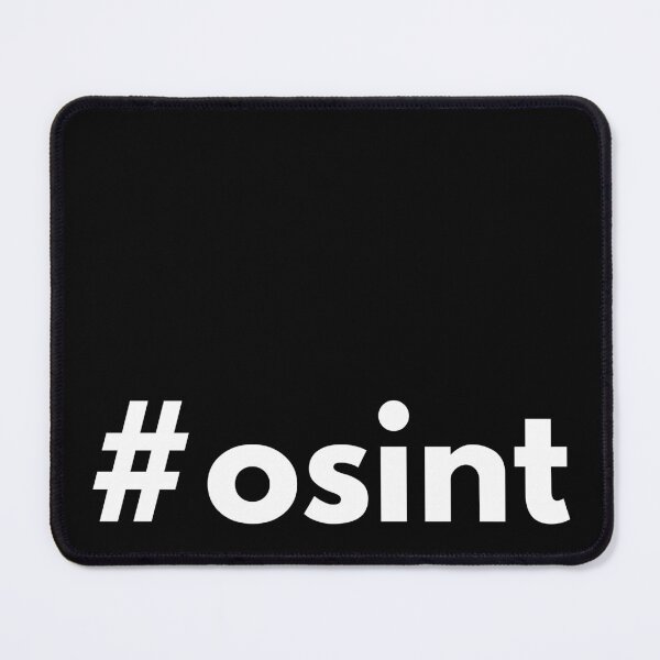 Item preview, Hashtag osint - lowercase - Open Source Intelligence designed and sold by HashtagZone.