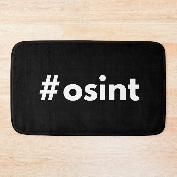 Item preview, Hashtag osint - lowercase - Open Source Intelligence designed and sold by HashtagZone.