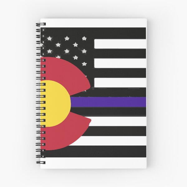 Artikelvorschau, Dünne blaue Linie Colorado horizontal groß entworfen und verkauft von ColoradDog21.