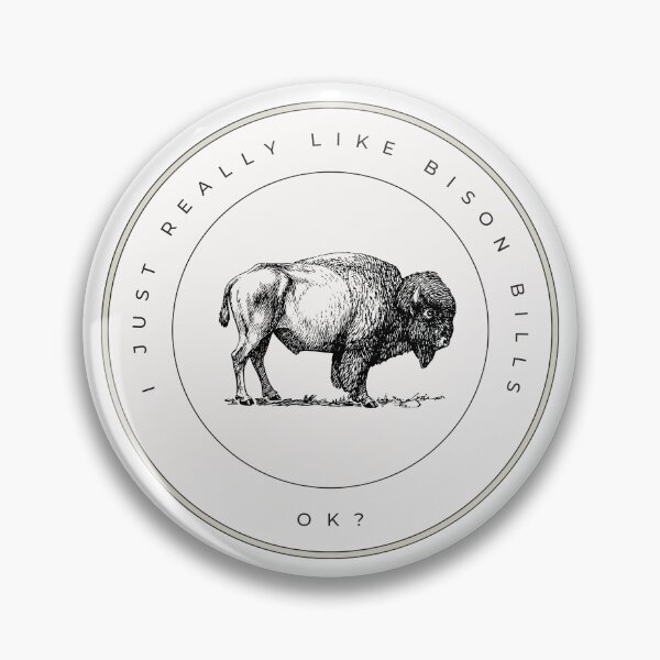 Artikelvorschau, Ich mag Bison Bills Ok White einfach sehr entworfen und verkauft von GSquaredDesigns.