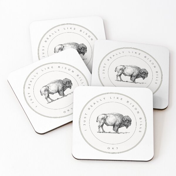Item preview, I Just Really Like Bison Bills Ok White designed and sold by GSquaredDesigns.