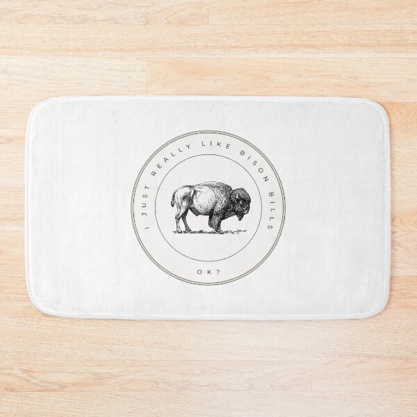 Item preview, I Just Really Like Bison Bills Ok White designed and sold by GSquaredDesigns.