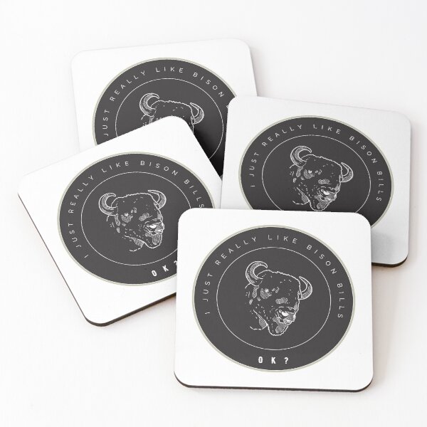 Item preview, I Just Really Like Bison Bills Ok Black designed and sold by GSquaredDesigns.