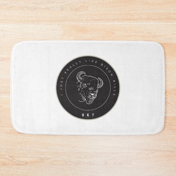 Item preview, I Just Really Like Bison Bills Ok Black designed and sold by GSquaredDesigns.