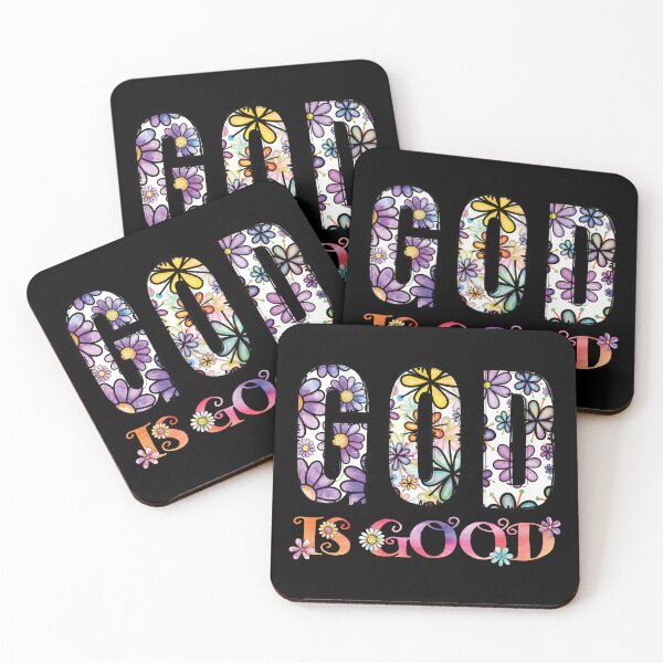 Item preview, RETRO VINTAGE FLORAL GOD IS GOOD TIE DYE designed and sold by FlutteringWings.
