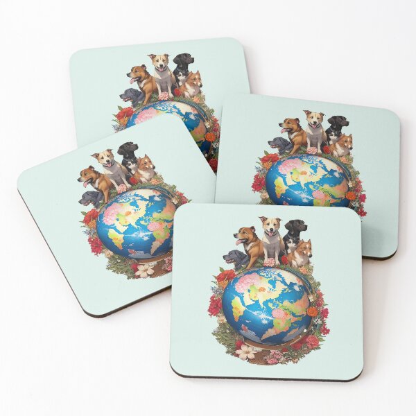 Item preview, Global Canine Unity: Dogs Uniting for Peace and Harmony designed and sold by Pawsitive Palette.