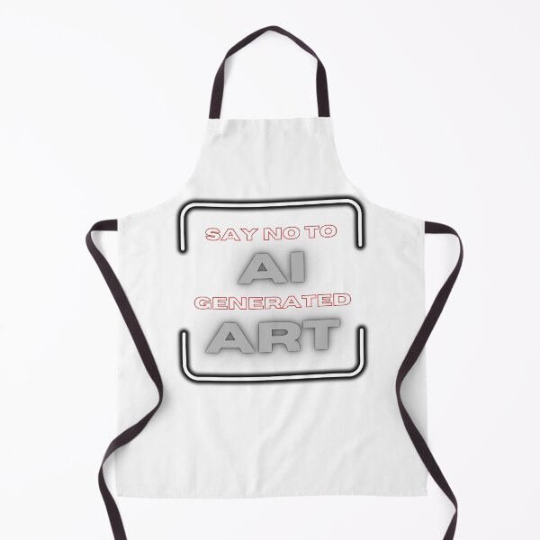 Item preview, No To AI Generated Art Neon Stable Diffusion designed and sold by GSquaredDesigns.
