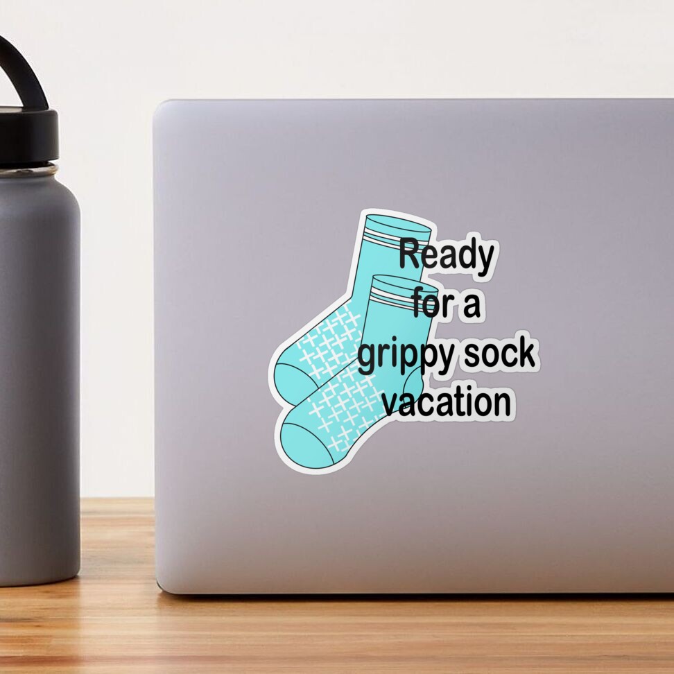 Grippy Sock Vacation Sticker -  Canada